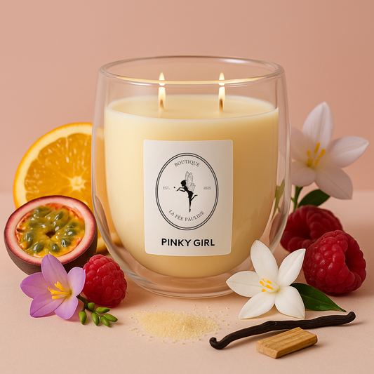 Grande Bougie Pinky Girl