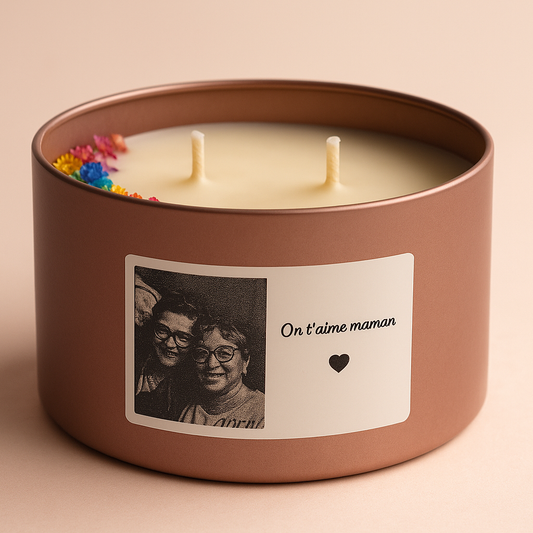 Petite Bougie Personnalisée