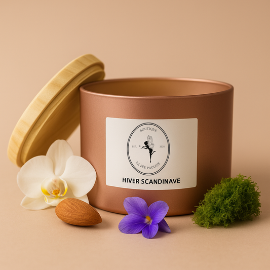 Petite Bougie Hiver Scandinave