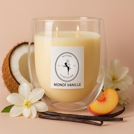 Grande Bougie Monoï Vanille