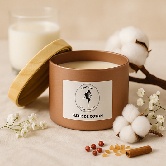 Petite Bougie Fleur De Coton
