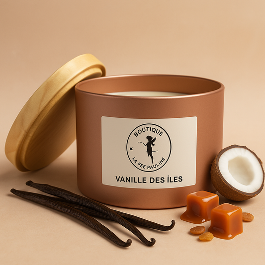 Petite Bougie Vanille des îles