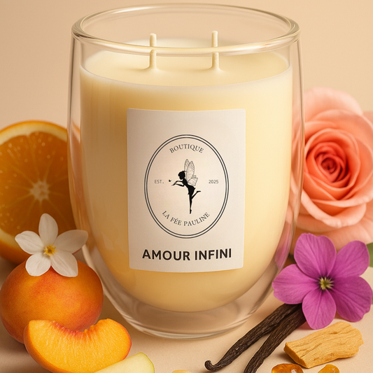 Grande Bougie Amour Infini