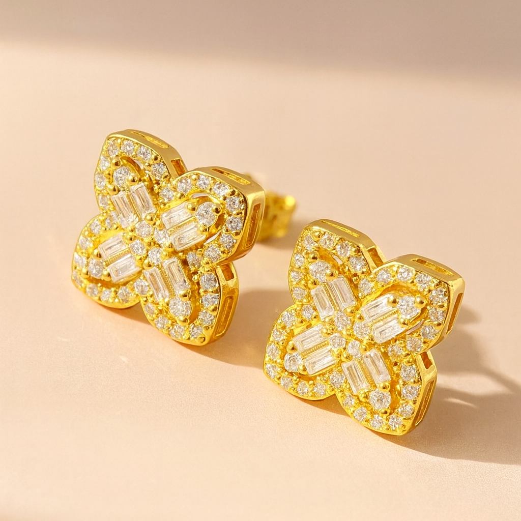 Boucles D’oreilles Trèfles